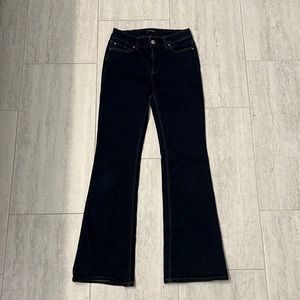 WHBM Dark Rinse Skinny Flare Jean size 2S